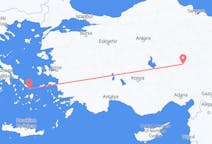 Loty z Mykonos (miasto), Grecja do Kayseri, Turcja