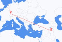 Flights from Erbil, Iraq to Basel, Switzerland