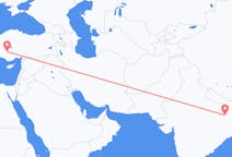 出发地 印度出发地 加雅目的地 土耳其科尼亞的航班