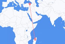Flyg från Antananarivo, Madagaskar till Malatya, Turkiet