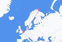 Flyg från Lille, Frankrike till Kirkenes, Norge