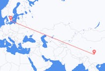 Flüge von Chengdu, China nach Ronneby, Schweden