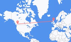 Flyg från Kamloops, Kanada till Dundee, Skottland