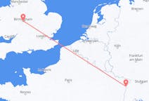 Flyrejser fra Birmingham, England til Strasbourg, Frankrig