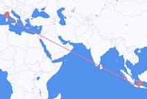 印度尼西亚从 日惹飞往印度尼西亚目的地 奧里維亞的航班