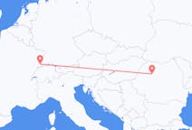 Flyg från Cluj-Napoca, Rumänien till Basel, Schweiz