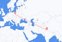 Flyrejser fra Chandigarh, Indien til Łódź, Polen