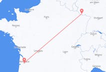 Flyreiser fra Saarbrücken, Tyskland til Bordeaux, Frankrike