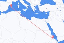 Flights from Asmara to Palma