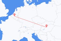 Flights from the city of Budapest to the city of Brussels