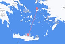 Flights from Heraklion, Greece to Icaria, Greece