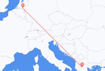 Vluchten van de regionale eenheid Kastoria, Griekenland naar Eindhoven, Nederland