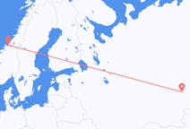 Flights from Yekaterinburg, Russia to Ørland, Norway
