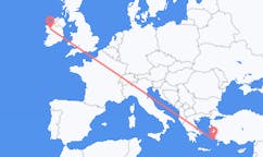 Flights from Knock, County Mayo, Ireland to Kalymnos, Greece