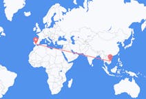 Flyg från Pleiku, Vietnam till Sevilla, Spanien