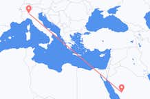 Flights from Medina to Milan