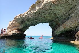 Excursion guidée en kayak autour des grottes marines d'Agia Napa