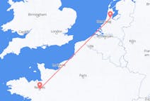 Flyrejser fra Amsterdam, Holland til Rennes, Frankrig