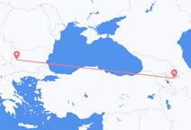 Flyreiser fra Gandsja, til Sofia
