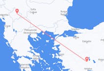 Flüge von Pristina, Kosovo nach Isparta, die Türkei