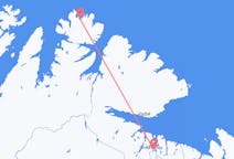 Fly fra Kirkenes til Mehamn