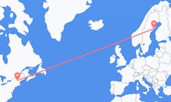 Flyreiser fra Lebanon, USA til Umeå, Sverige
