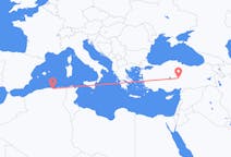 Loty z bedżaja, Algieria do Kayseri, Turcja