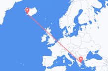 ギリシャのスキアトス島から、アイスランドのレイキャビク行きフライト