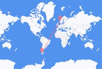 Flyreiser fra Puerto Natales, Chile til Kristiansund, Norge