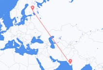 Flights from Rajkot, India to Joensuu, Finland