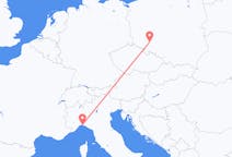Flyg från Genua, Italien till Wroclaw, Polen