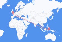 Flyreiser fra Ambon, Maluku, Indonesia til Rennes, Frankrike
