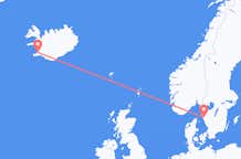 Flights from Gothenburg to Reykjavík