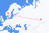 Flyg från Gorno-Altaysk till Oslo