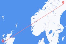 Flights from Tiree, the United Kingdom to Lycksele, Sweden