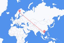 Flyreiser fra Chu Lai, Vietnam til Luleå, Sverige