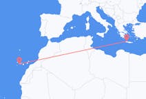Flights from San Sebastián de La Gomera, Spain to Chania, Greece