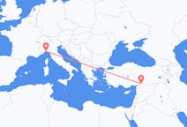 Flyreiser fra Genova, Italia til Gaziantep, Tyrkia