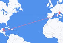 Flyreiser fra Coxen Hole, Honduras til Roma, Italia