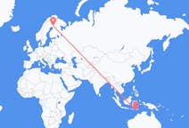 Flüge von Kupang, Indonesien nach Rovaniemi, Finnland