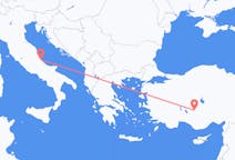 Flyg från Pescara, Italien till Konya, Turkiet