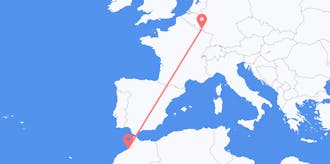 Flyg från Marocko till Luxemburg