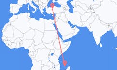 Flyreiser fra Mamoudzou, Frankrike til Ankara, Tyrkia