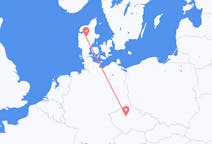 Flights from Prague, Czechia to Karup, Denmark