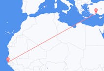 Flyreiser fra Banjul, til Antalya