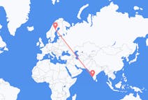 Flights from Mangalore, India to Lycksele, Sweden