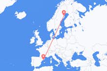 Flights from Skellefteå to Barcelona