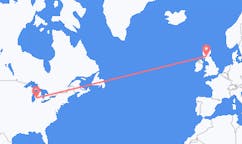 Flights from Grand Rapids, the United States to Glasgow, Scotland
