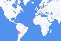 Flyg från La Rioja, Argentina, Argentina till Berlin, Maryland, Tyskland
