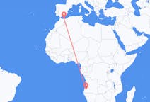 Рейсы из Лубанго, Ангола в Мелилью, Испания